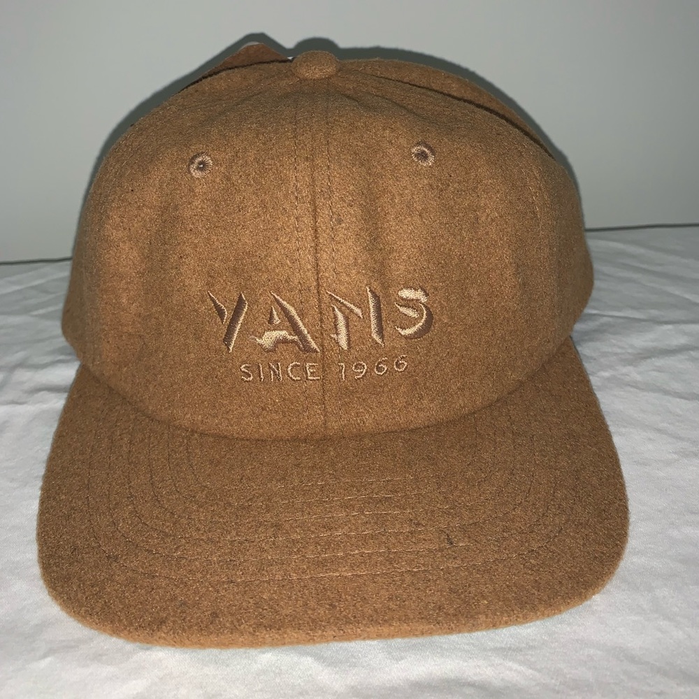Vans Men's Tan Logo Snapback Hat ONESIZE, Tan- Off The Wall NEVER WORN